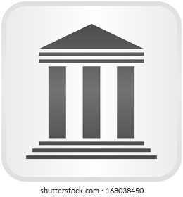 Building, real estate (elegance metallic button)