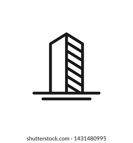 Building  and Real Estate Icon Logo Vector