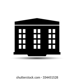 building. Real estate icon vector
