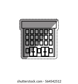 Building real estate icon vector illustration graphic design