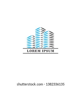 Building, Real Estate Logo Design Template