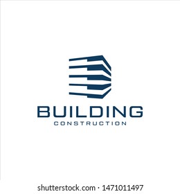 Attractive Building Logo Vector Illustration Design Stock Vector 