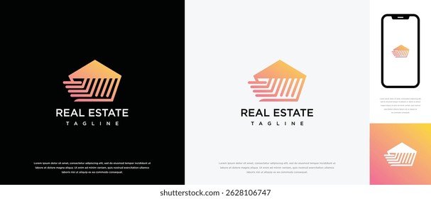  Building real estate logo design . building house logo icon