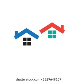 building or real estate logo or icon