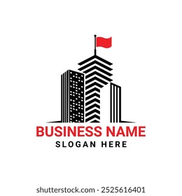 building real estate logo template