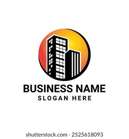Plantilla de Logotipo de Construcción Inmobiliaria