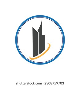 diseño de iconos vectoriales del logotipo de construcción y bienes raíces