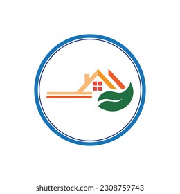 Gebäude- und Immobilienlogo, Vektorgrafik-Design