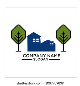 Building, real estate,home and Construction Logo and Vector Design
