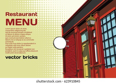 building is of red brick with round lightbox