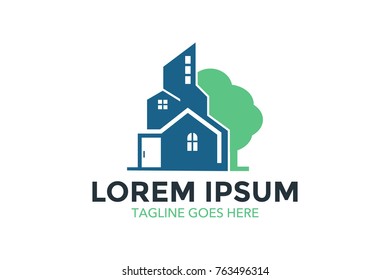 building related logo. vector. editable. illustration logo