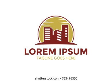 building related logo. vector. editable. illustration logo