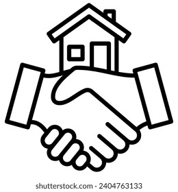 Building Relationships icon line vector illustration