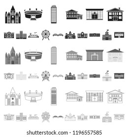 Building repair cartoon icons in set collection for design.Building material and tools vector symbol stock web illustration.