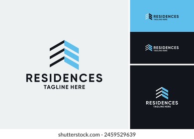 building residence logo concept designs