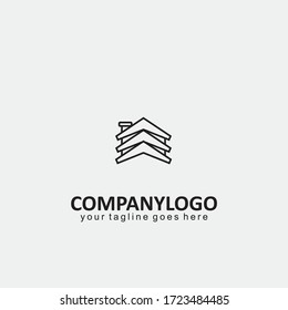 Icono plano del logotipo de la carretera