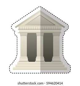 building roman columns icon