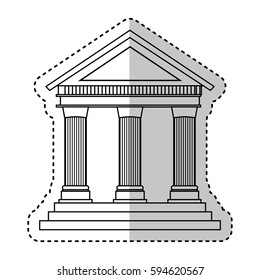 building roman columns icon