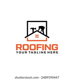 Building Roofing Logo Icon Design Vector. roofing logo