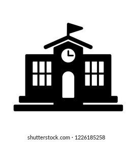 building school icon vetor