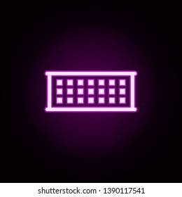 building school neon icon. Elements of building set. Simple icon for websites, web design, mobile app, info graphics