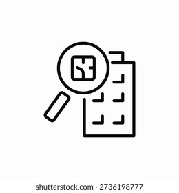 building search icon sign vector