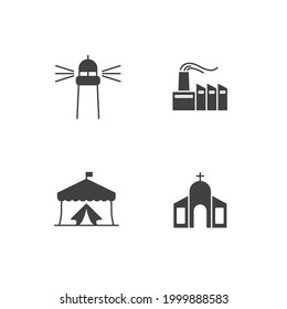 Baukasten-Symbol, einzelne Bausatzzeichen, Symbol, Vektorgrafik