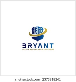 Building Shield Tower logo vector