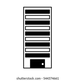 building silhouette isolated icon vector illustration design