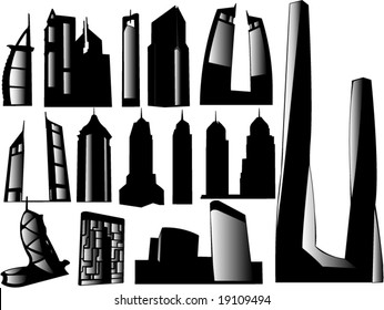 Building silhouettes.