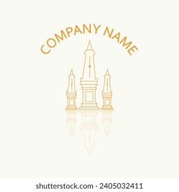 construcción de diseño de logotipo vectorial simple.lujo en la ciudad