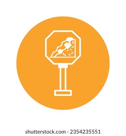 Icono de vector de sitio de construcción que puede modificar o editar fácilmente

