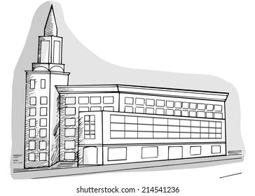 Building, Sketch