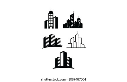 building skyline silhouette logo