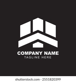 building, skyline, typography, minimal, residence, letters, housing, builder, contractor, logos, realty, exterior, silhouette, skyscraper, agency, minimalist, emblem Logo Design