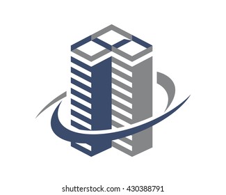 building skyscraper cityscape architecture image vector