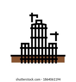 building skyscraper skeleton color icon vector. building skyscraper skeleton sign. isolated symbol illustration