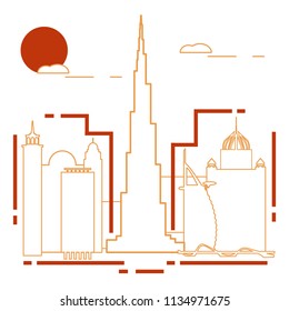 Building and skyscrapers. City view. Architecture. Travel and leisure.