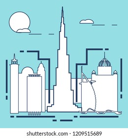 Building and skyscrapers. City view. Architecture. Travel and leisure.