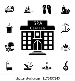 building of the spa center icon. SPA icons universal set for web and mobile