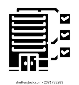 building specifications architectural drafter glyph icon vector. building specifications architectural drafter sign. isolated symbol illustration