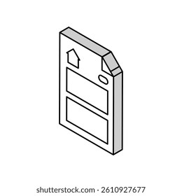building specifications architectural drafter isometric icon vector. building specifications architectural drafter sign. isolated symbol illustration
