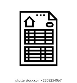 building specifications architectural drafter line icon vector. building specifications architectural drafter sign. isolated contour symbol black illustration
