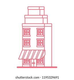 building with storefront on the first floor