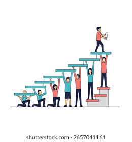 Building a strong team together creating a foundation for success through collaborative efforts