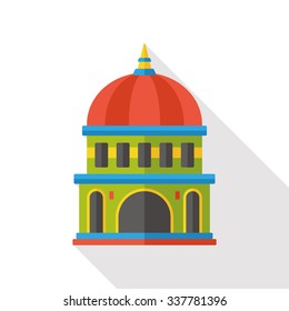 building structure flat icon