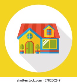 building structure flat icon