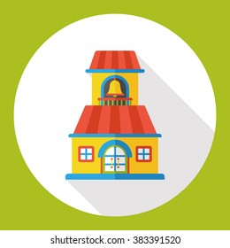 building structure flat icon