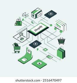 Construindo um Shopify Loja de sucesso Um guia infográfico passo a passo