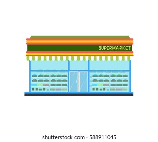 Building of supermarket